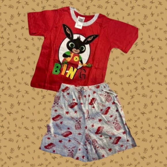 Bing Bunny Kids T-shirt and Shorts Set – Cartoon Character Summer Outfit NWT - Picture 2 of 5